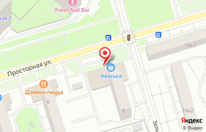 Ситимаркет на Преображенской площади (ул Просторная) на карте