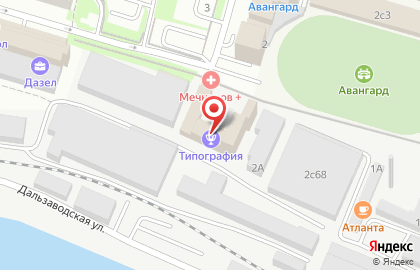 Дом ногтевой моды Артизан в Ленинском районе на карте