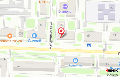 Ломбард Топаз на улице Карла Маркса на карте