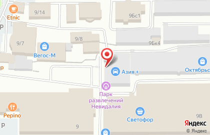 Магазин косметики и парфюмерии в Октябрьском районе на карте