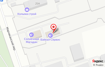 Транспортная компания Байкал Сервис в Магадане на карте