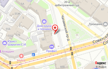 Бриллиантовая Рука на Советской улице на карте