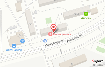 Поликлиника Электростальская центральная городская больница на Южном проспекте на карте