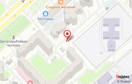 Медведь на улице Молокова на карте