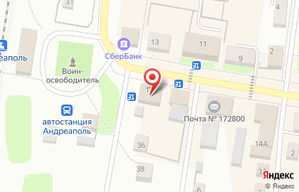Салон-магазин МТС в Андреаполе на карте