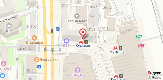 Студия депиляции ВОСК&САХАР на Курской на карте