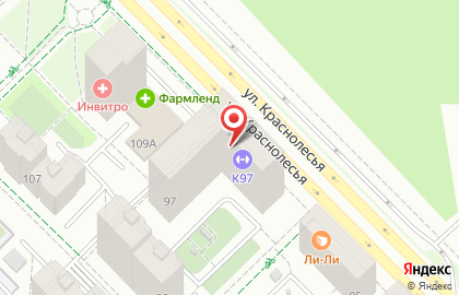 Фитнес-студия KANGOOJUMPS project на улице Краснолесья на карте