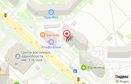 Сеть салонов оптики Глазной центр Лунет в Дзержинском районе на карте
