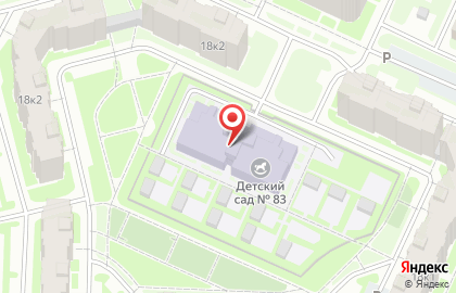 Детский сад №83, Красносельский район на карте
