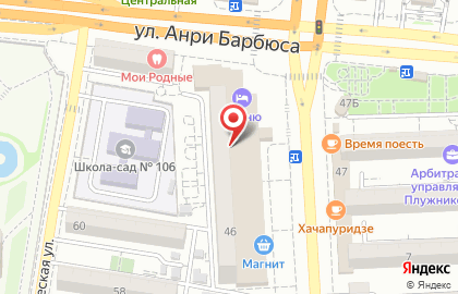 Салон-магазин Анжелика на улице Савушкина на карте