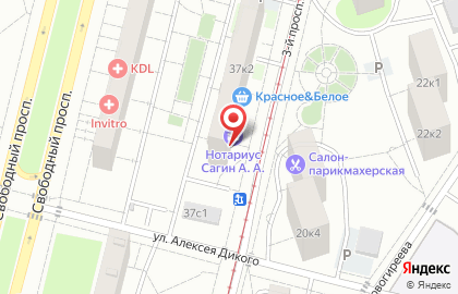 Район Новогиреево Общественный пункт охраны порядка Восточного административного округа на Свободном проспекте на карте