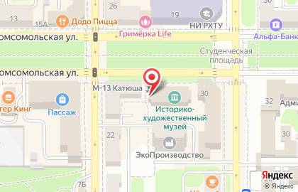 Новомосковский историко-художественный музей на карте