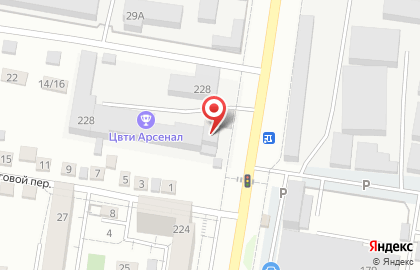 Автосервис АвтоСтандарт на Театральной улице на карте