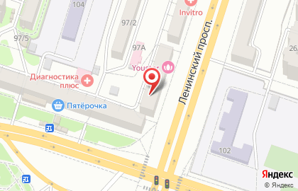 Мясной магазин Агроэко в Ленинском на карте