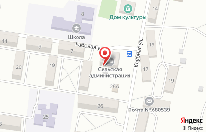 Продовольственный магазин Олевин на Рабочей улице на карте
