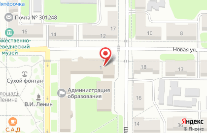Международный институт экономики и права на улице Ленина на карте