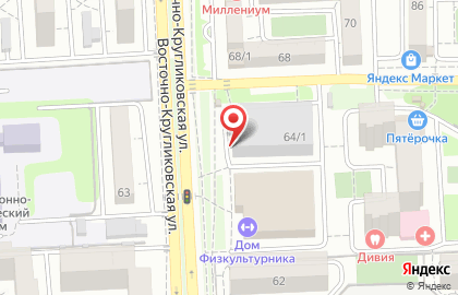 Автокомплекс Lion на Восточно-Кругликовской улице на карте