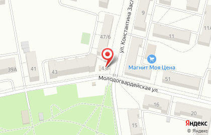 Сибхолод на Молодогвардейской улице на карте