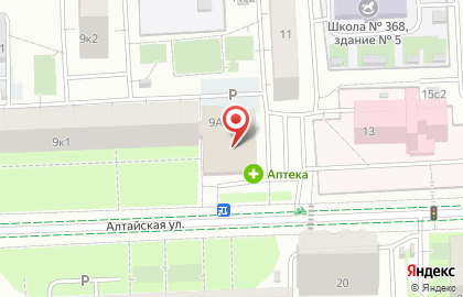 Пекарня ПаПан на Алтайской улице на карте