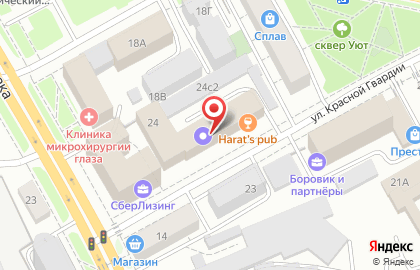 Сервис-магазин Афалина в Железнодорожном районе на карте
