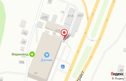 Магазин Дачник на Демской улице на карте