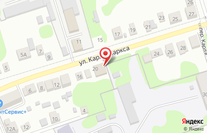 Продовольственный магазин Надежда на улице Карла Маркса в Богородске на карте