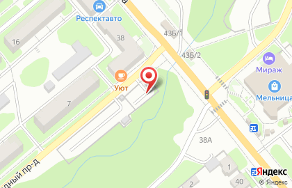 Автостоянка в Туле на карте