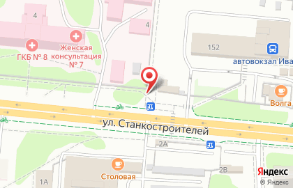 Кафе Адонис на Лежневской улице на карте