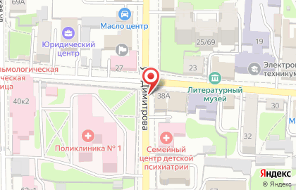 ЛИНИЯ на улице Димитрова на карте