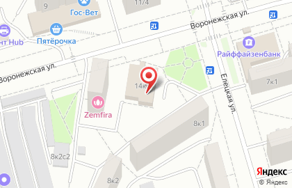 Школа танцев Армида в Южном Орехово-Борисово на карте