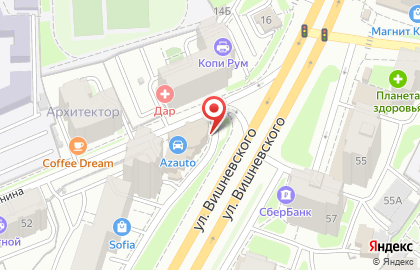 Банк ВТБ на улице Калинина на карте