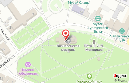 Церковь Вознесения Господня на Советской улице на карте