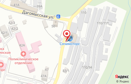 Торгово-сервисный центр Мотозона 23 в Центральном районе на карте