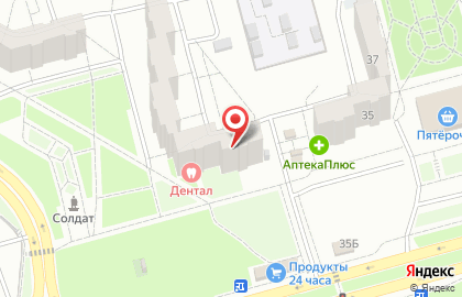 Сервисный центр Доктор PrintMan на проспекте Авиаторов на карте
