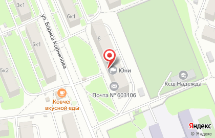 Магазин разливных напитков Пивоман на улице Бориса Корнилова на карте