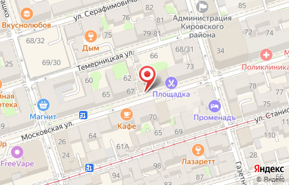 Магазин Медтехника №1 на Московской улице на карте