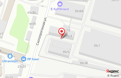 На Скотопрогонной в Нижегородском районе на карте