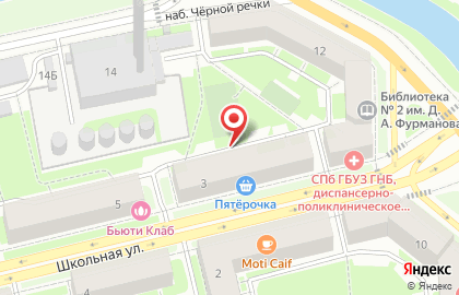 Школьная, 3 на карте