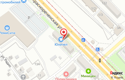 Салон-парикмахерская Сливки на Краснореченской улице на карте