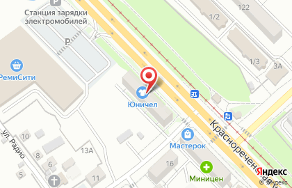 Курьерская служба в Хабаровске на карте