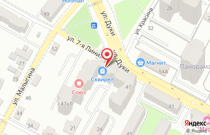 Оконная компания Корина-Траст в Советском районе на карте