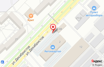 Автоквартал на карте