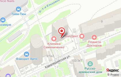 Клиника доктора Семениченко на карте