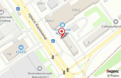 Официальный дилер ВАЗ Автоуниверсал в Октябрьском районе на карте