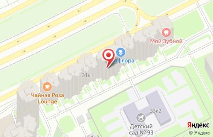 Магазин табачной продукции на Дунайском проспекте, 31 к1 лит А на карте