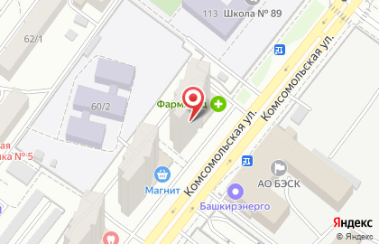 Косметологический кабинет Andreeva Cosmetology в Октябрьском районе на карте