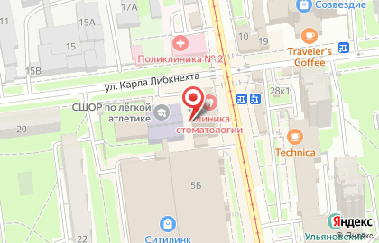 ЗАО Европлан на улице Карла Либкнехта на карте