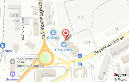 Фирменный магазин Золотой Теленок на Октябрьской улице на карте