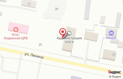Единая дежурно-диспетчерская служба Усть-Алданского района на карте
