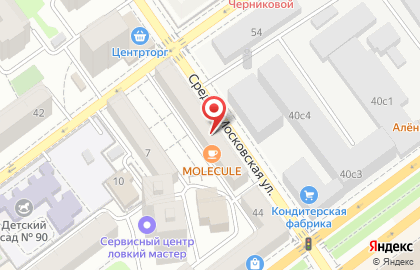 Надежные Окна на Средне-Московской улице на карте